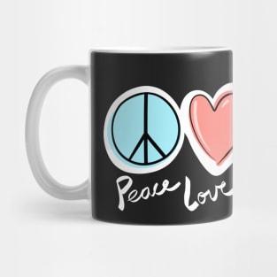 Peace Love Handbells Mug